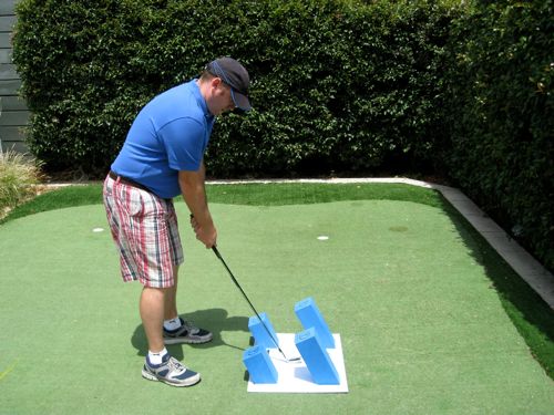 Setting up squarely makes it easier to make a successful golf swing.